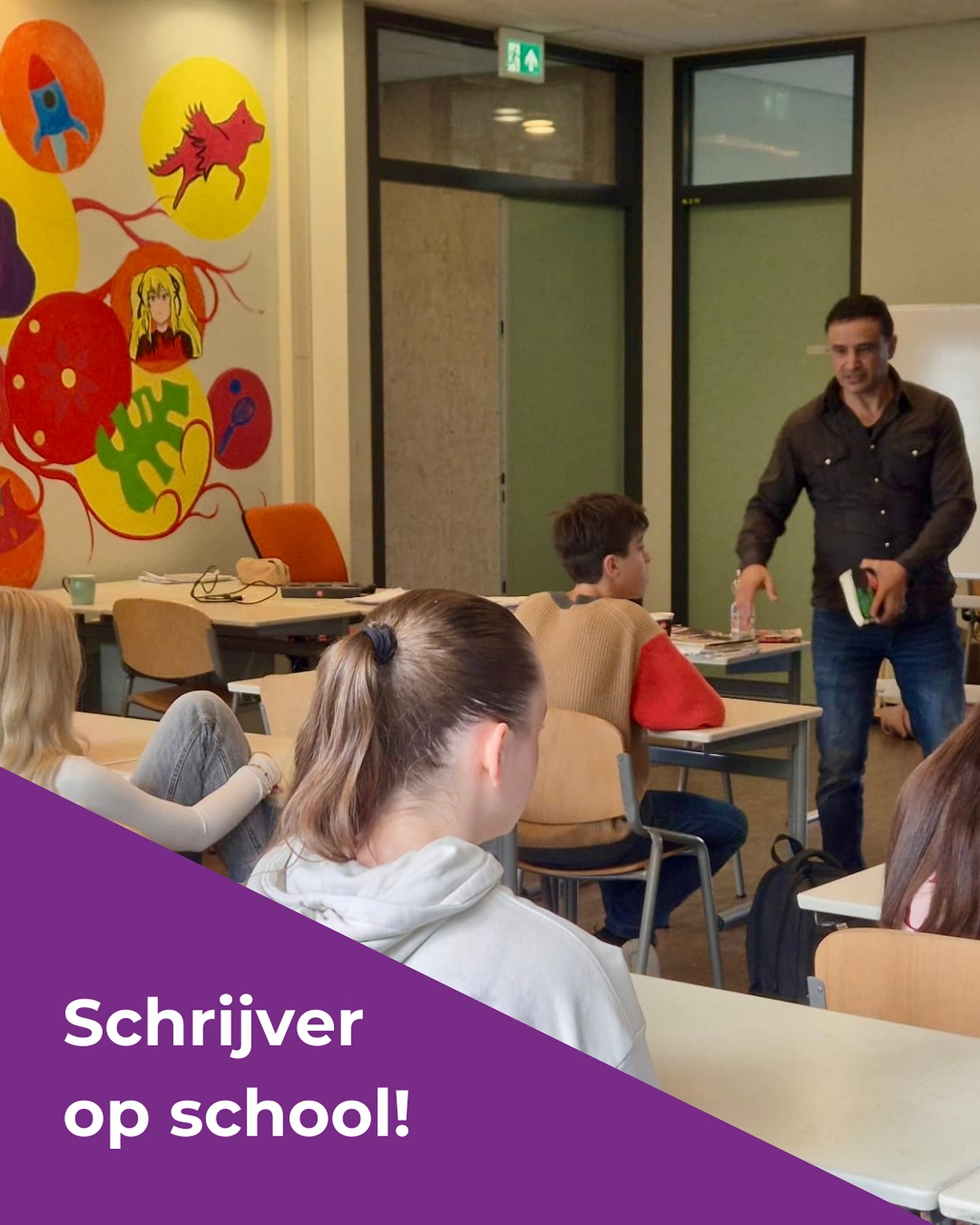 Schrijver op school Schrijver op school